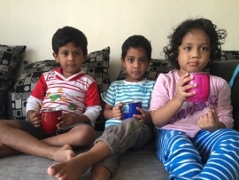Varshith Break time with Cousins